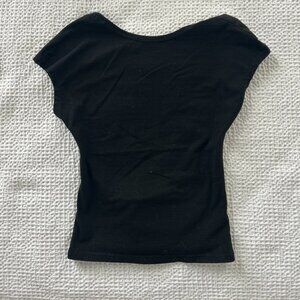 Open Back s/s top